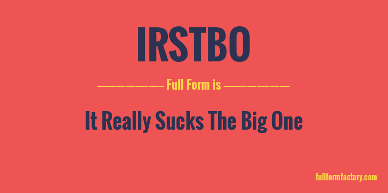 irstbo-full-form