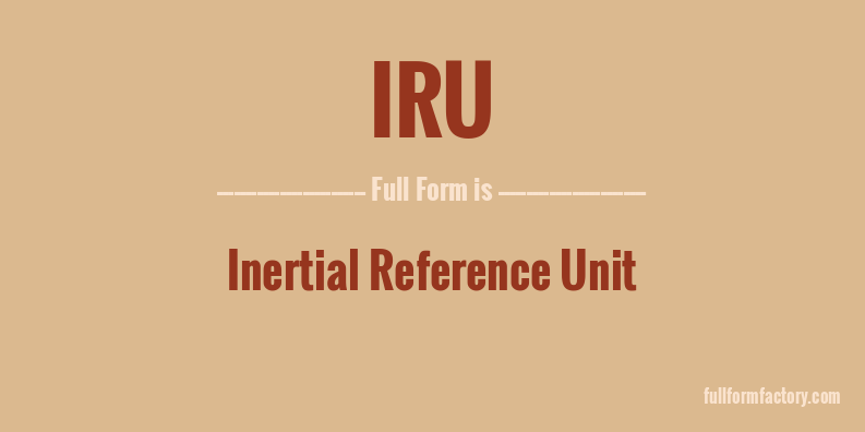 iru-full-form