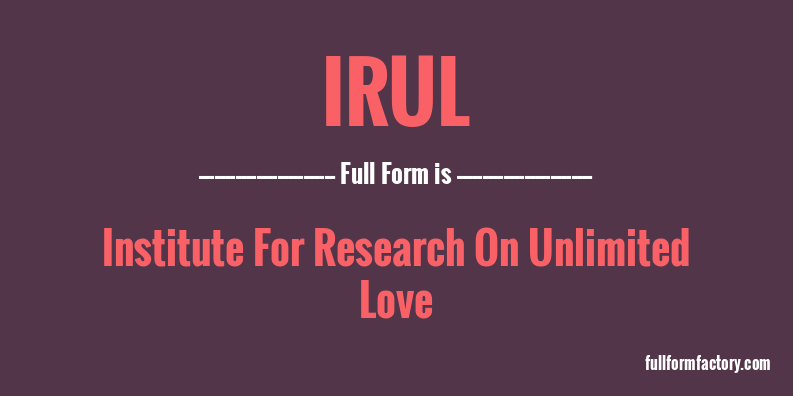 irul-full-form