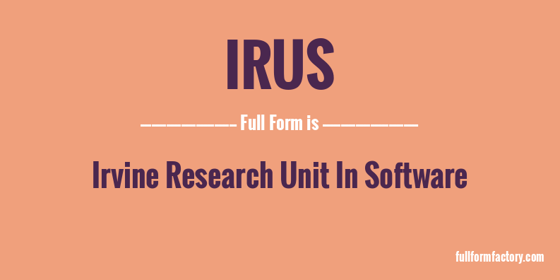 irus-full-form