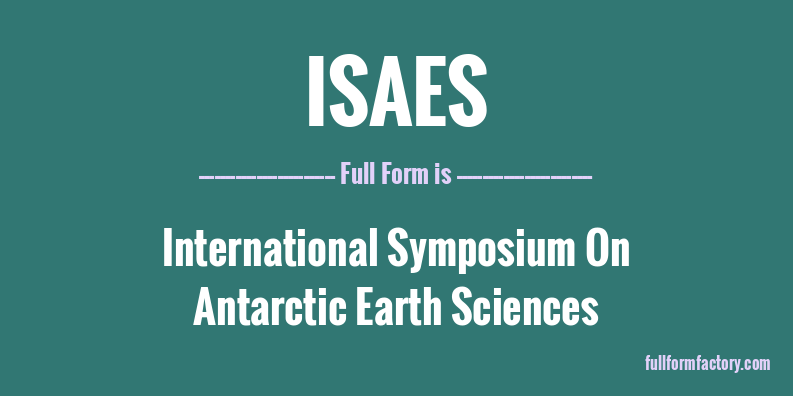 isaes-full-form