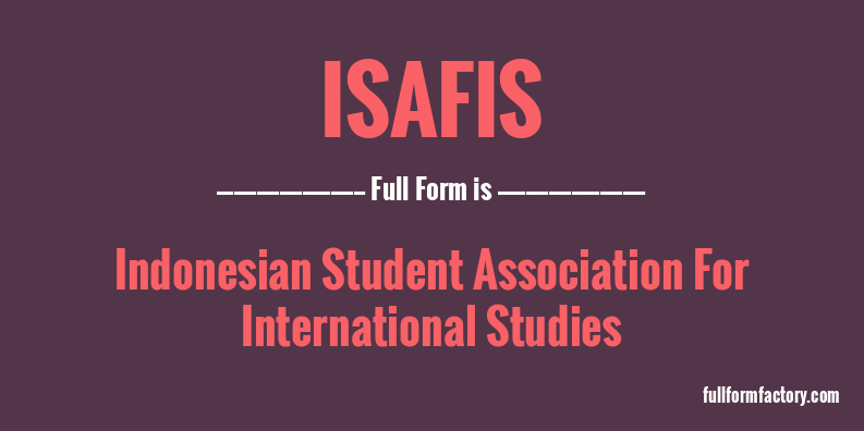 isafis-full-form