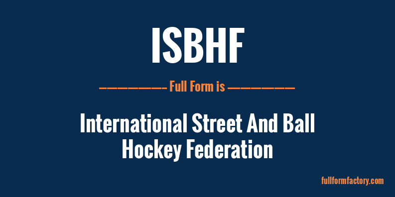 isbhf-full-form