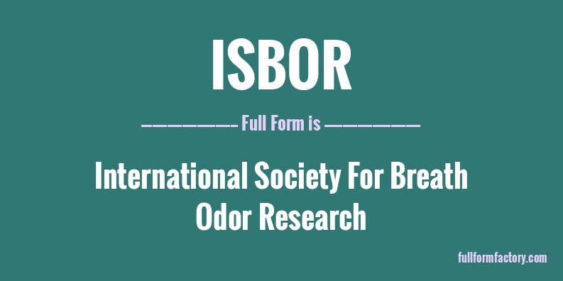 isbor-full-form