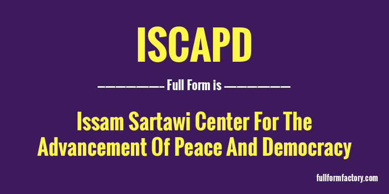 iscapd-full-form