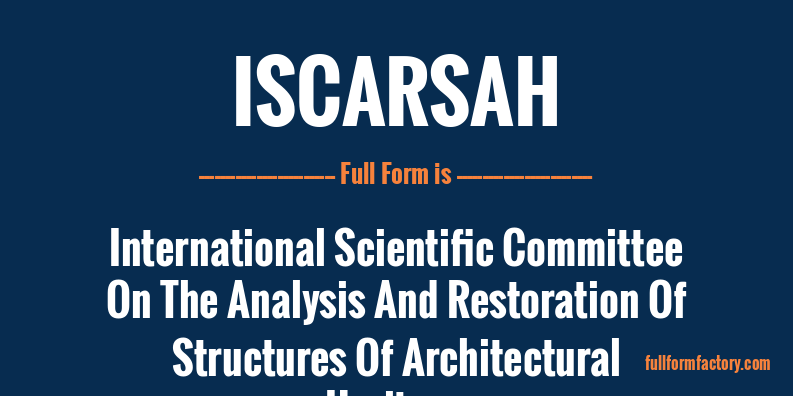 iscarsah-full-form