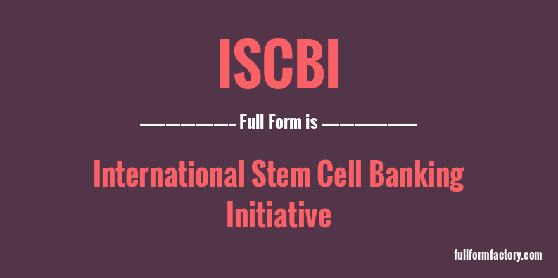 iscbi-full-form
