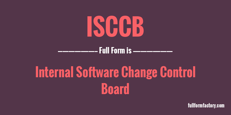 isccb-full-form