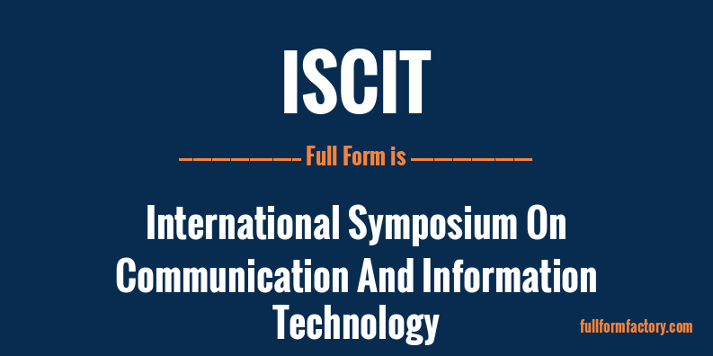 iscit-full-form