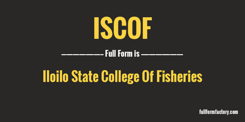 iscof-full-form