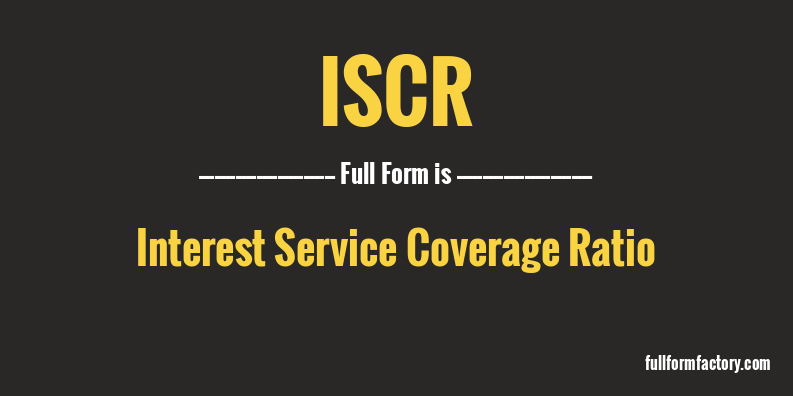 iscr-full-form