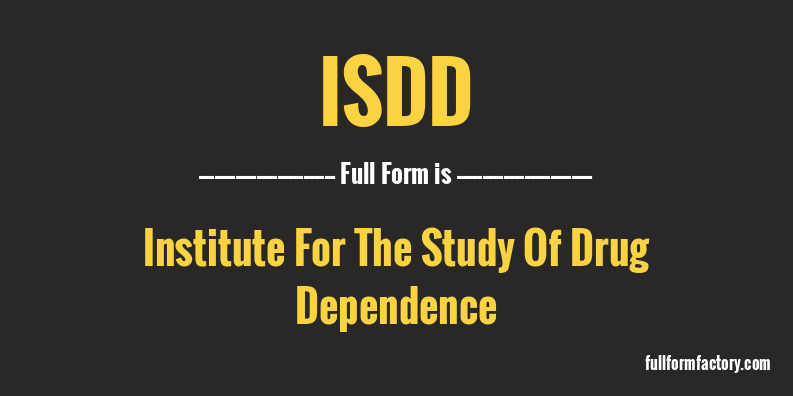 isdd-full-form