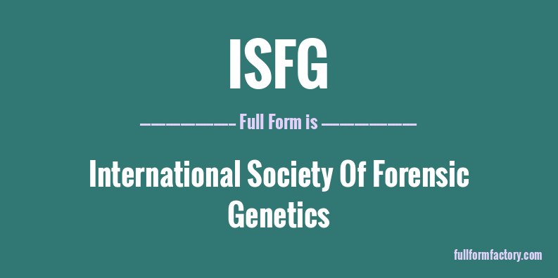 isfg-full-form