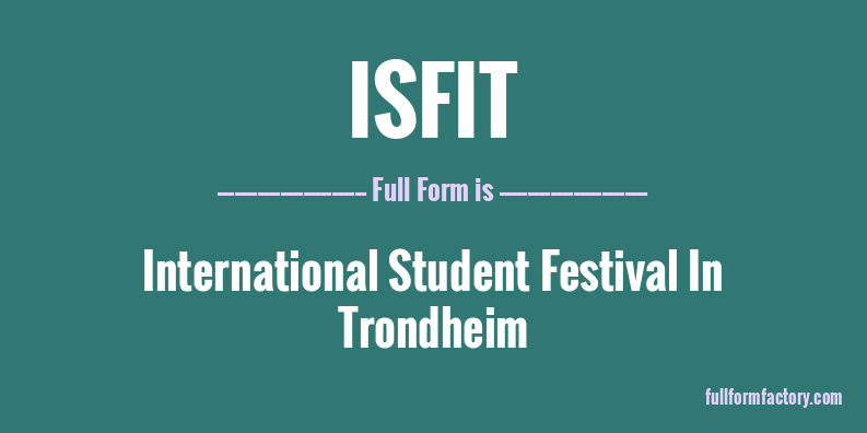 isfit-full-form