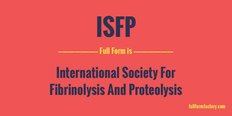isfp-full-form