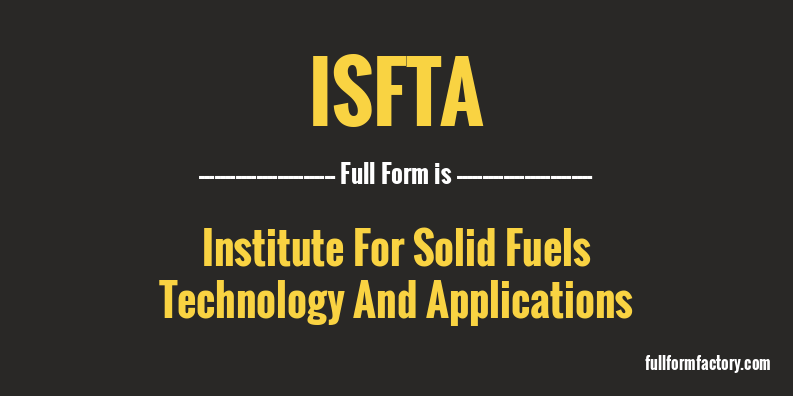 isfta-full-form