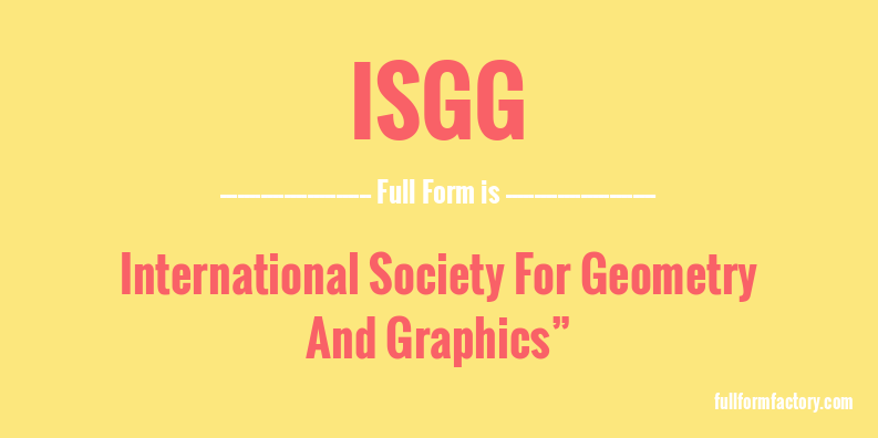 isgg-full-form