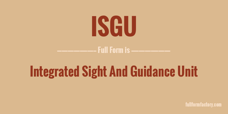 isgu-full-form