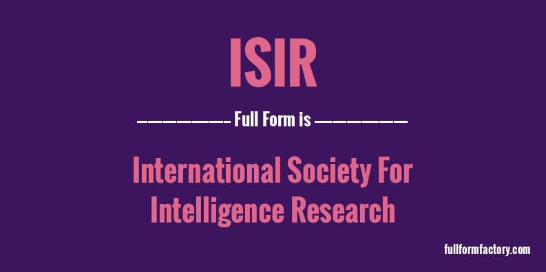 isir-full-form