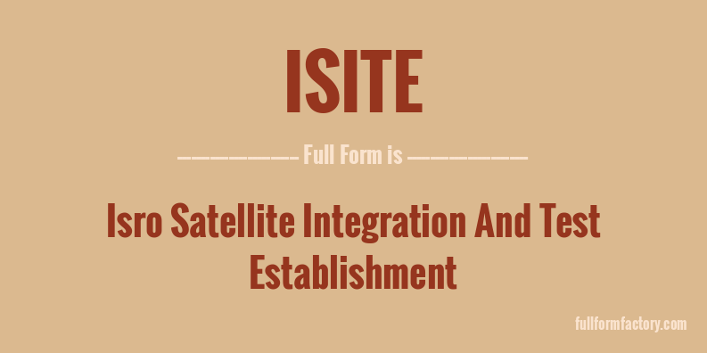 isite-full-form