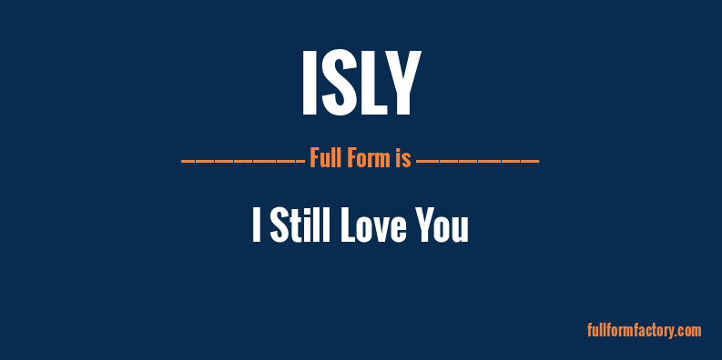 isly-full-form