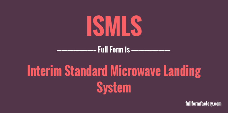 ismls-full-form
