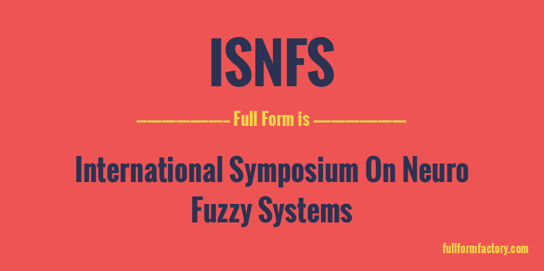 isnfs-full-form