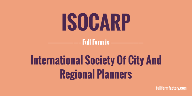 isocarp-full-form