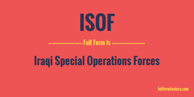 isof-full-form
