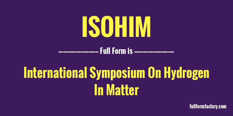 isohim-full-form