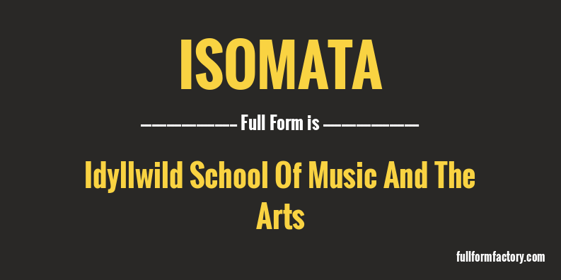 isomata-full-form