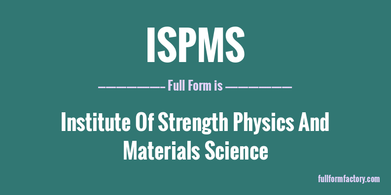 ispms-full-form