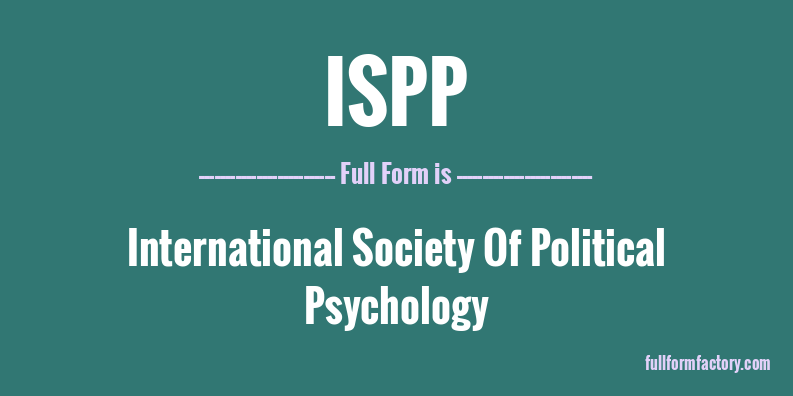 ispp-full-form