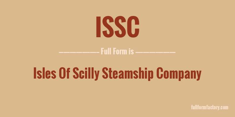 issc-full-form