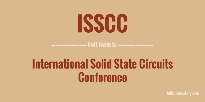 isscc-full-form