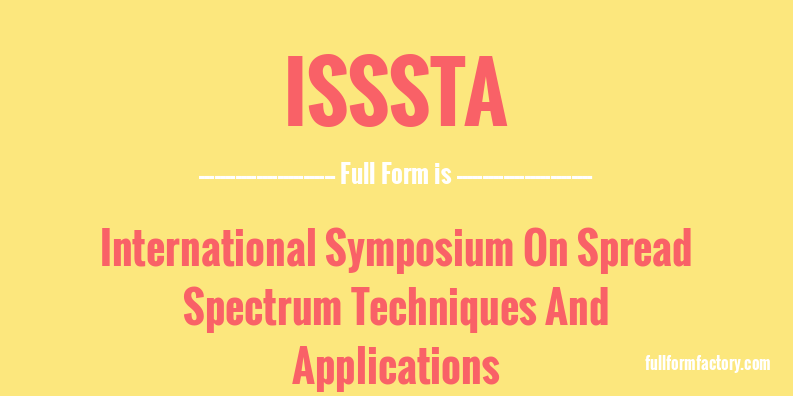 isssta-full-form
