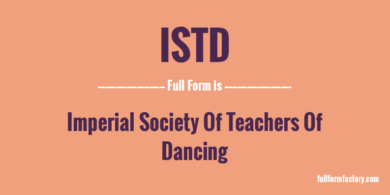 istd-full-form