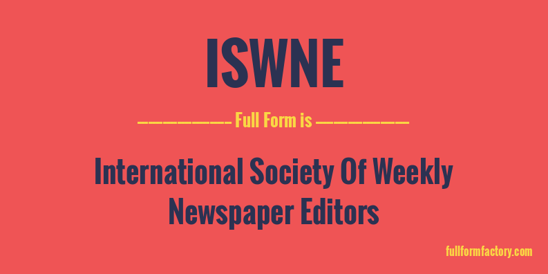 iswne-full-form