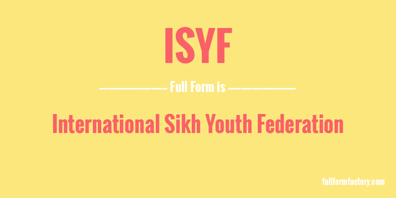 isyf-full-form