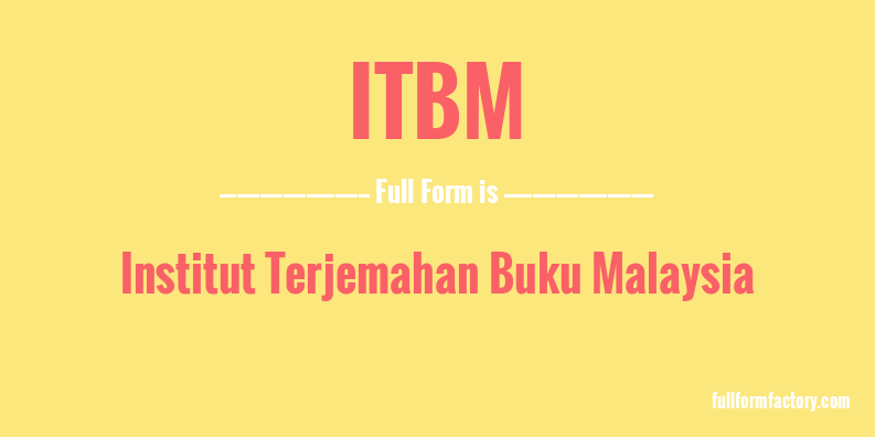 itbm-full-form