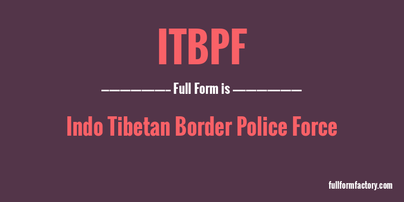 itbpf-full-form