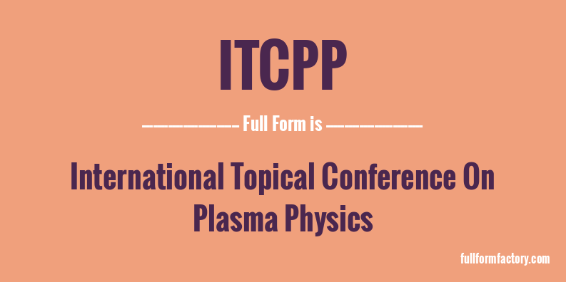 itcpp-full-form