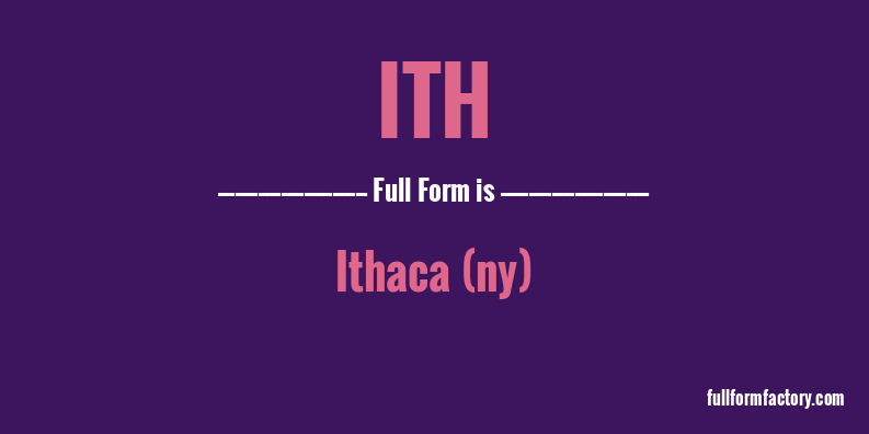 ith-full-form