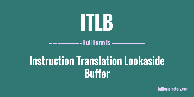 itlb-full-form