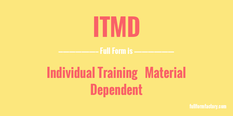 itmd-full-form