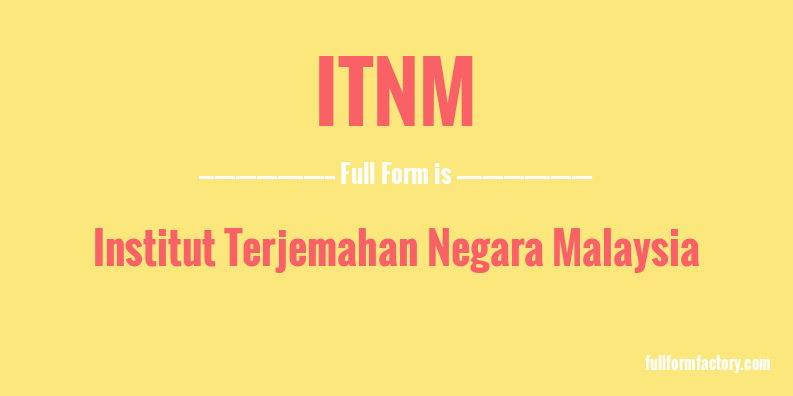 itnm-full-form