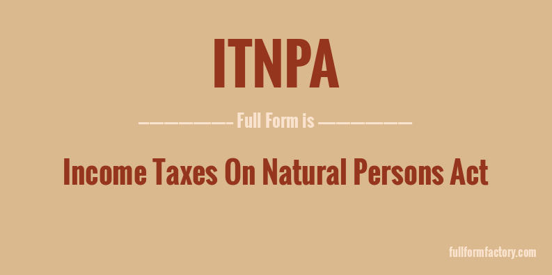 itnpa-full-form