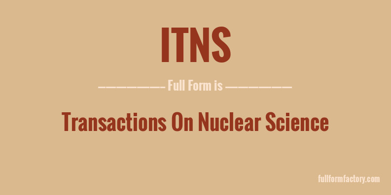 itns-full-form