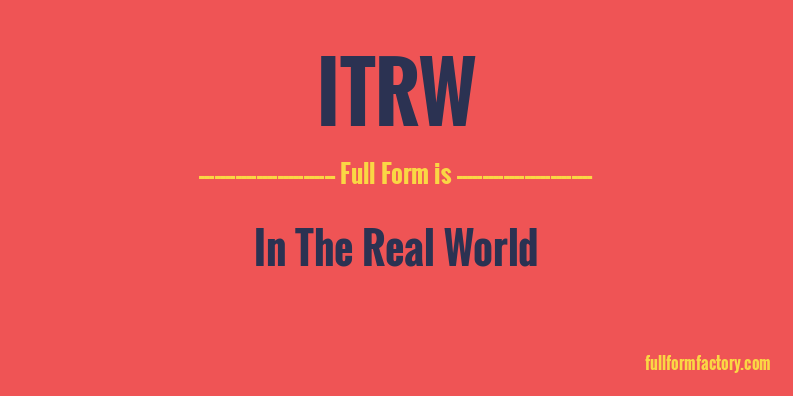 itrw-full-form