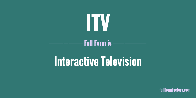 itv-full-form